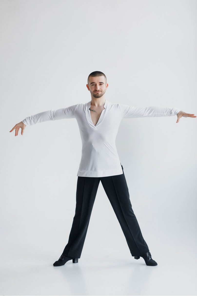 Latein Tanz T-Shirt für Herren Marke FASHION DANCE modell Polo R 008