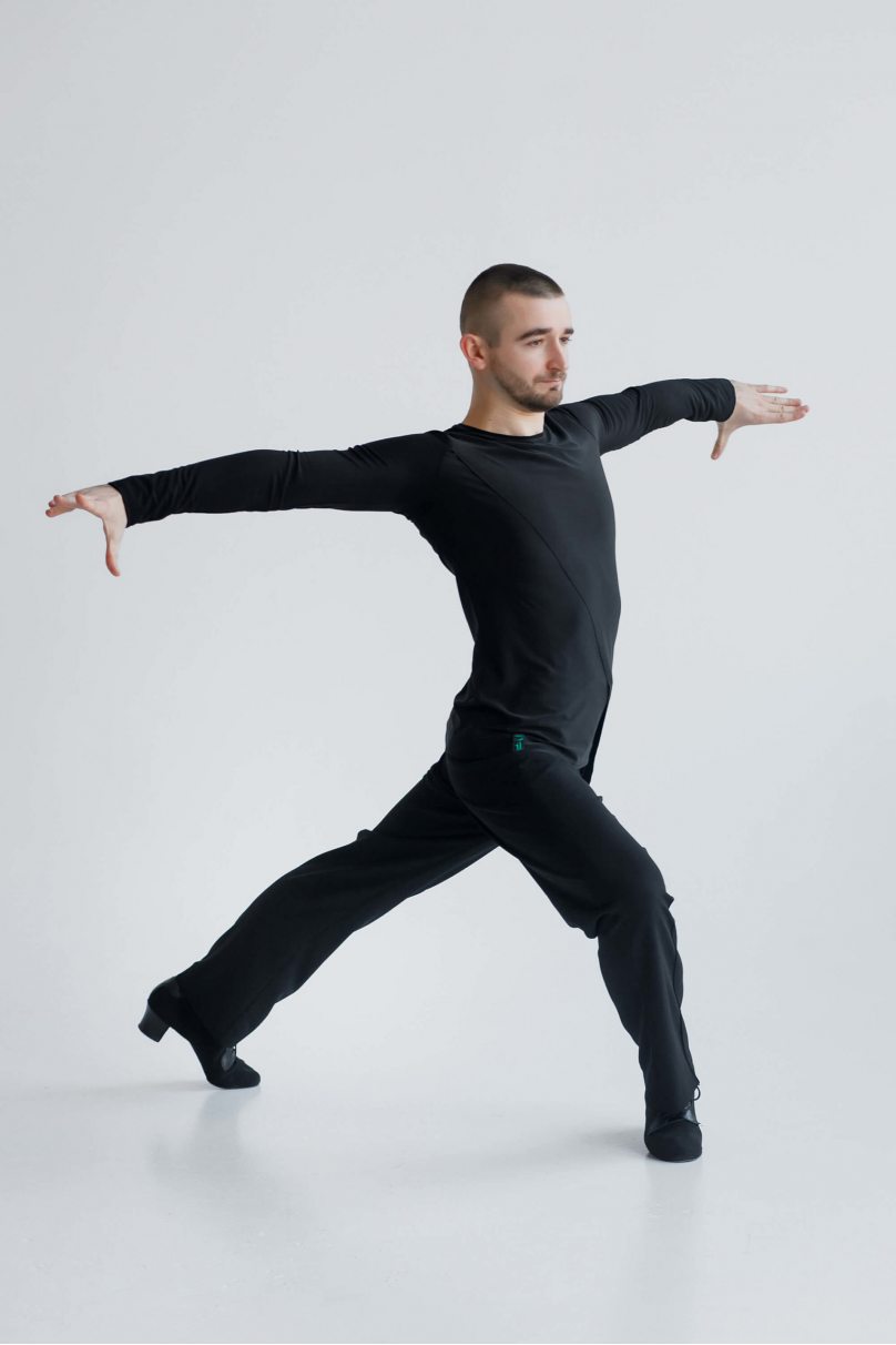 Чоловічі футболки для бальних танців латина від бренду FASHION DANCE модель Polo R 009