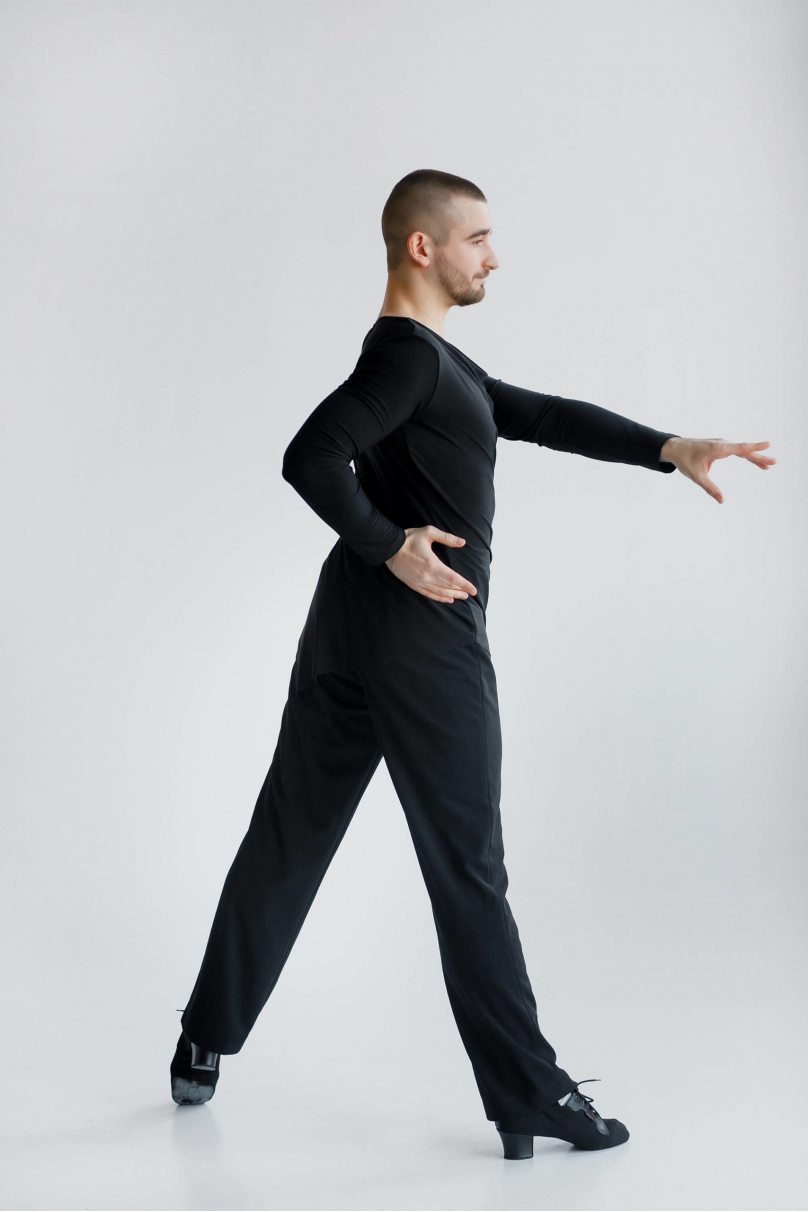 Чоловічі футболки для бальних танців латина від бренду FASHION DANCE модель Polo R 012