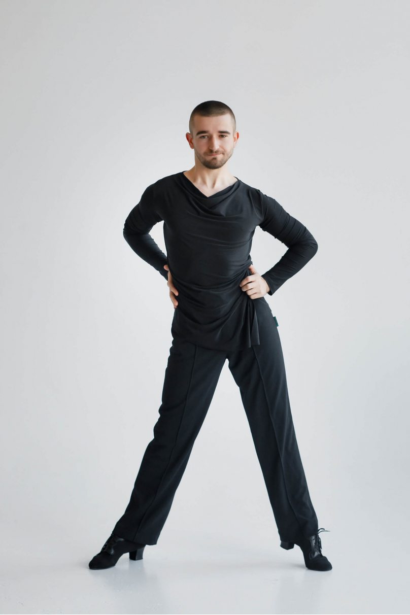 Latein Tanz T-Shirt für Herren Marke FASHION DANCE modell Polo R 012