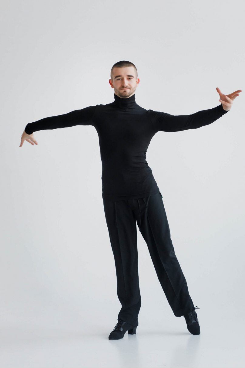 Мужская футболка для бальных танцев латина от бренда FASHION DANCE модель Polo R  006