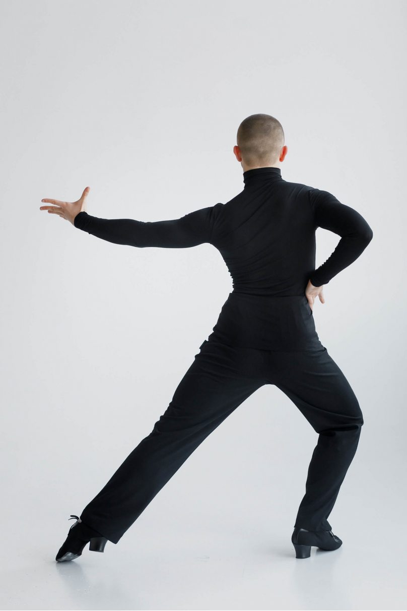 Чоловічі футболки для бальних танців латина від бренду FASHION DANCE модель Polo R  006
