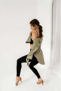 Tanzkleider Latein Marke FASHION DANCE modell Dress lat W 003/1 Olive