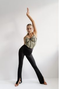 Купальник для танців від бренду FASHION DANCE модель Body W 046/1 Olive
