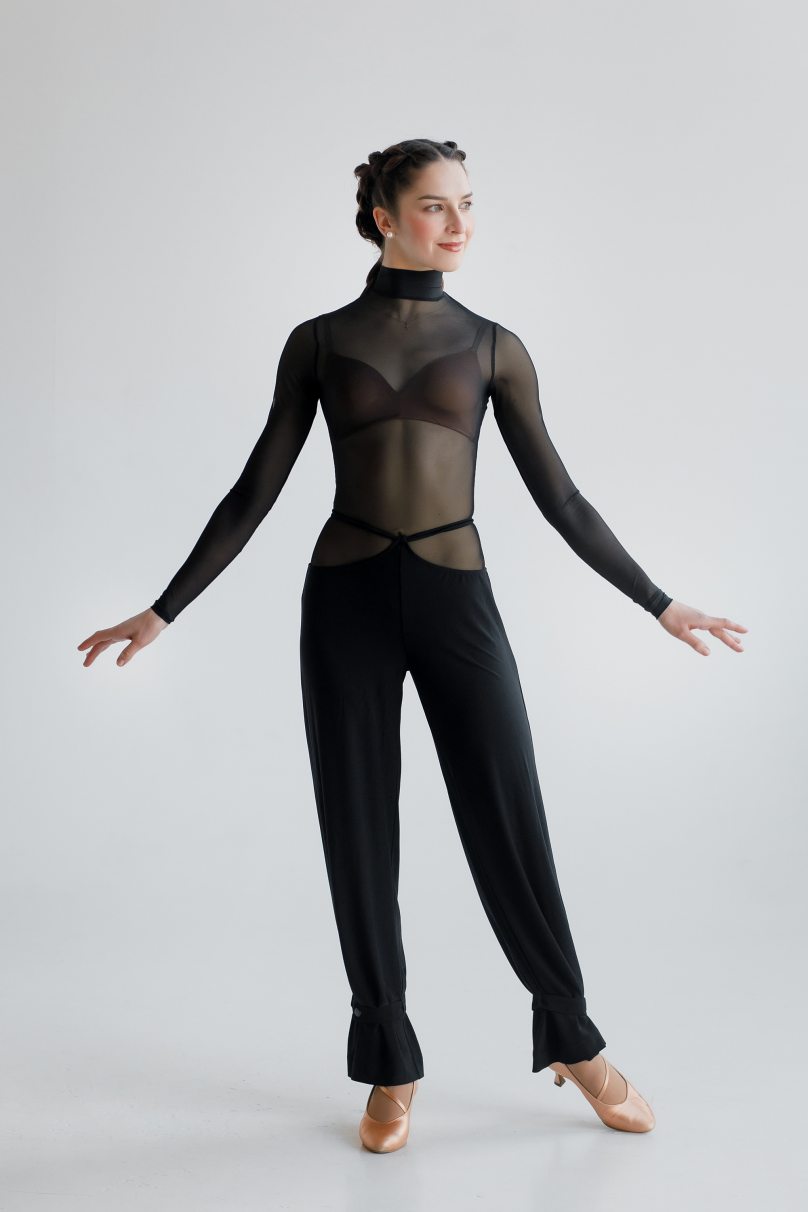 Женские брюки для бальных танцев стандарт от бренда FASHION DANCE модель Pant W 014