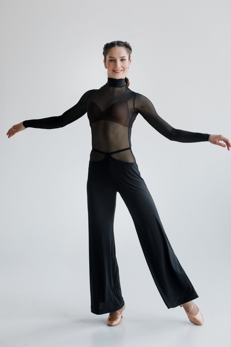Женские брюки для бальных танцев стандарт от бренда FASHION DANCE модель Pant W 014