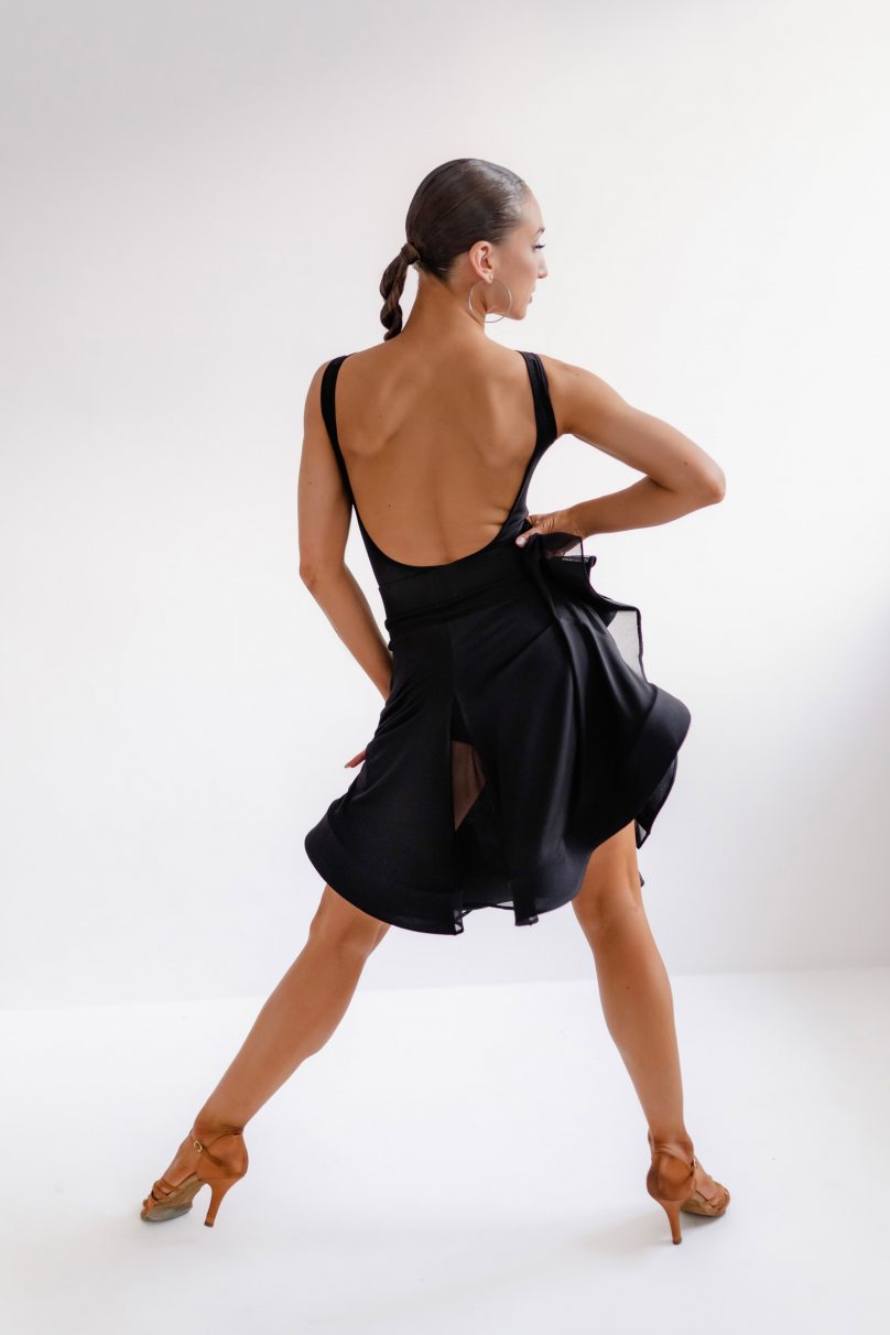 Tanzrock Latein Marke FASHION DANCE modell Skirt lat W 022 Black