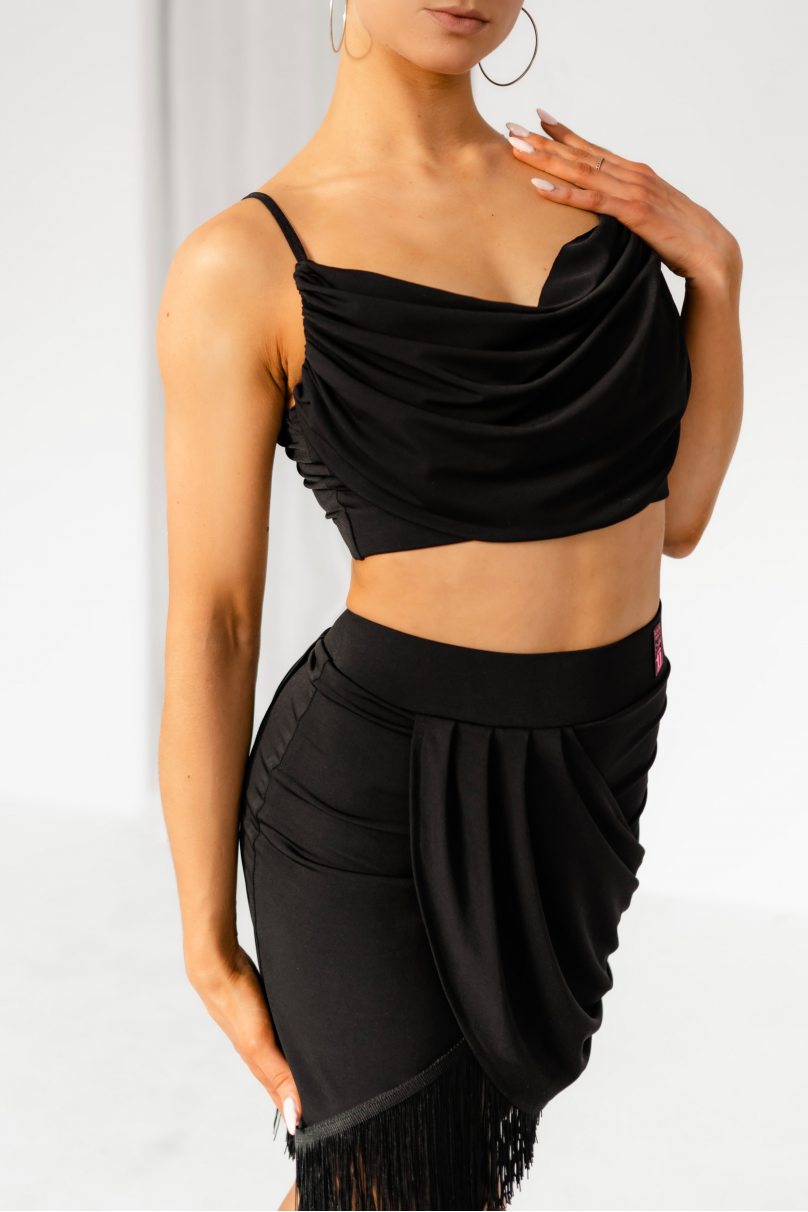 Tanzröcke Latein Marke FASHION DANCE modell Skirt lat W 047 Black