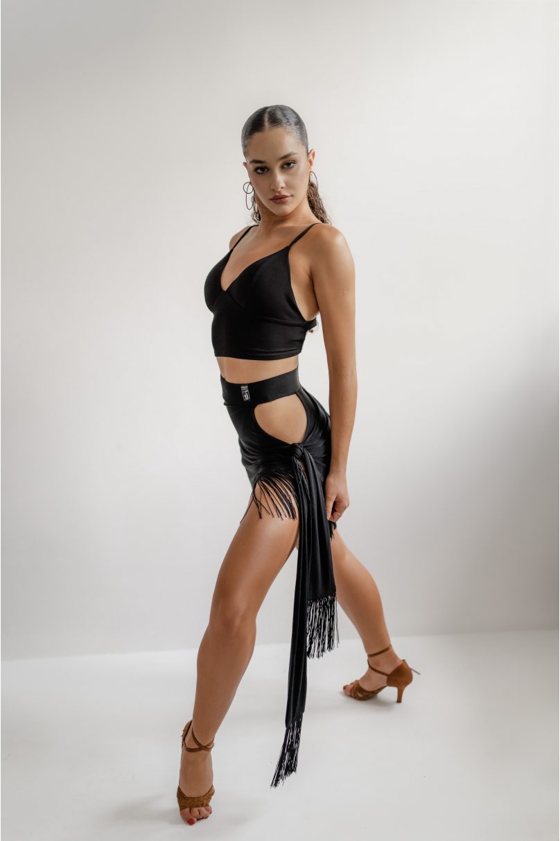 Tanzröcke Latein Marke FASHION DANCE modell Skirt lat W 049 Black