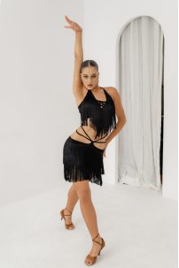 Tanz bluse Marke FASHION DANCE modell Top W 026 Black