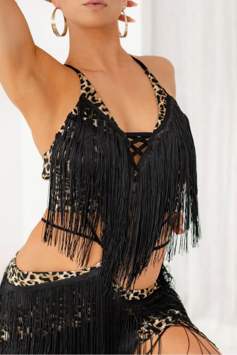 Dance blouse for women by FASHION DANCE style Top W 026 Leopard