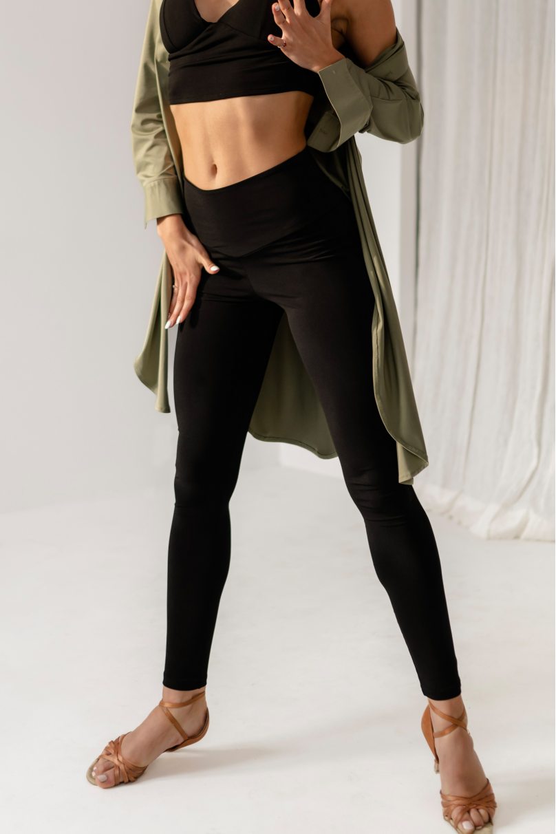 Tanz Leggings Marke FASHION DANCE modell Pant W 012 Black
