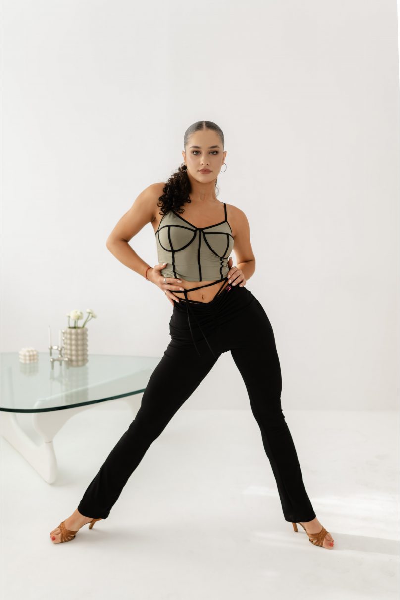 Женские брюки для бальных танцев для латины от бренда FASHION DANCE модель Pant W 016