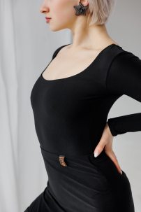 Купальник для танців від бренду FASHION DANCE модель Body W 076 Black
