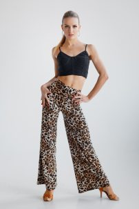 Женские брюки для бальных танцев для латины от бренда FASHION DANCE модель Pant W 002 Leo