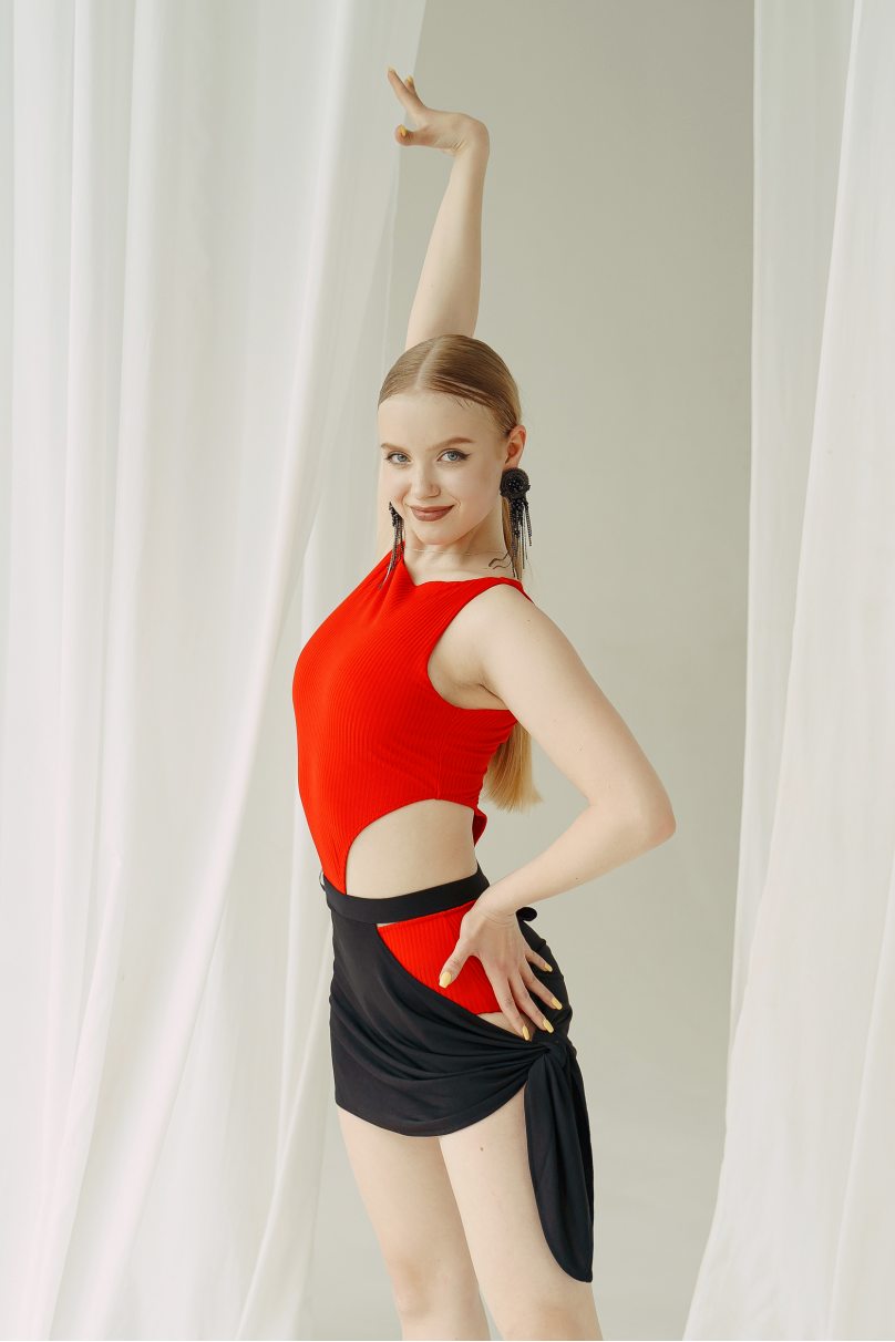 Спідниця для бальних танців для латини від бренду FASHION DANCE модель Skirt lat W 036
