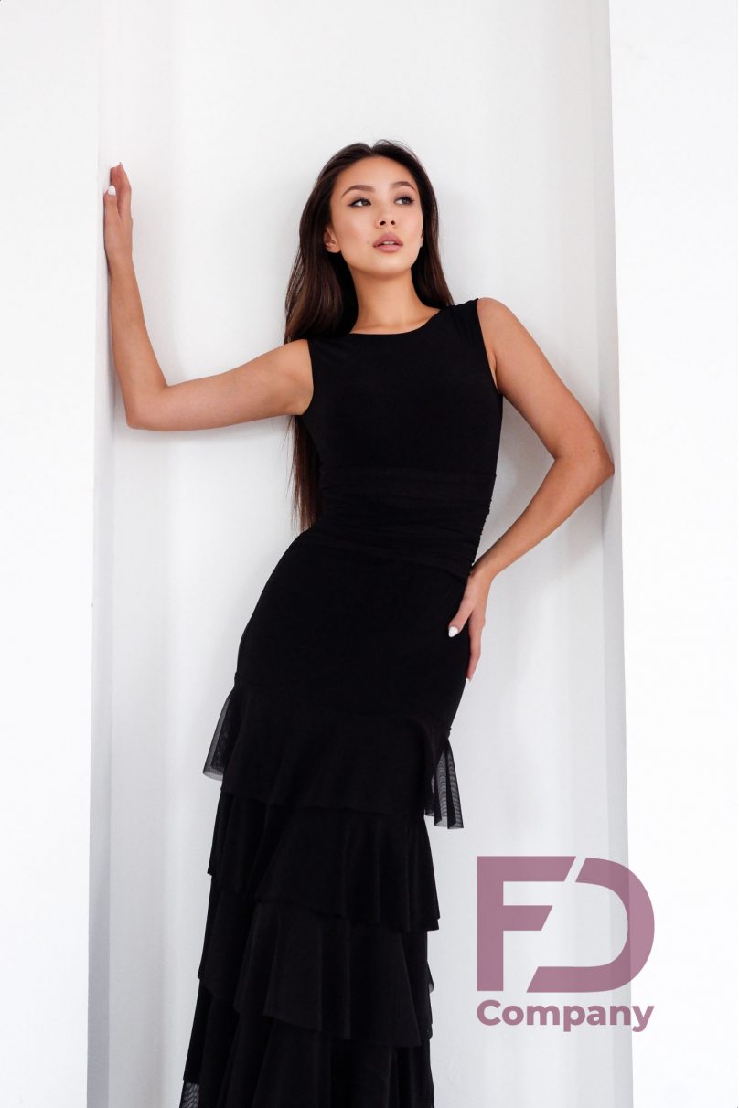 Ballroom Dance Dress by FD Company style Платье ПС-1292/Black