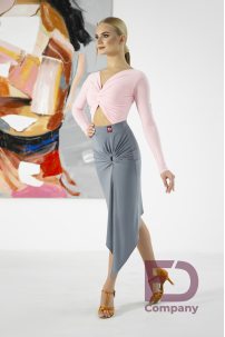Latin dance skirt by FD Company model Юбка ЮЛ-1242/Terracotta light