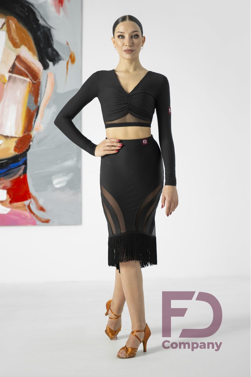Latin dance skirt by FD Company model Юбка ЮЛ-1261