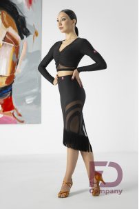 Latin dance skirt by FD Company model Юбка ЮЛ-1261