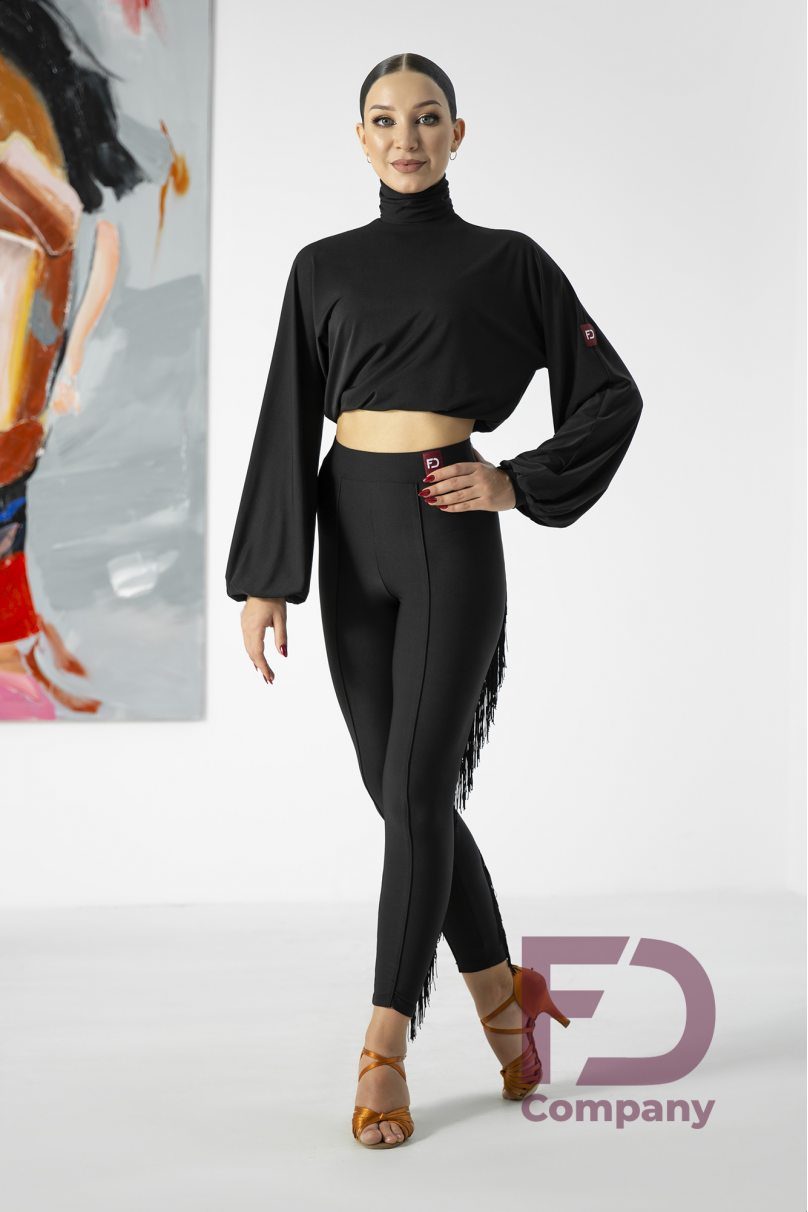 Dance blouse for women by FD Company style Топ ТП-1254/Fuchsia dark
