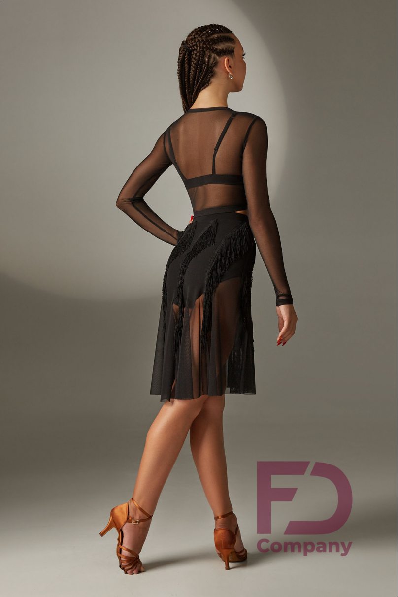 Latin dance skirt by FD Company model Юбка ЮЛ-1298