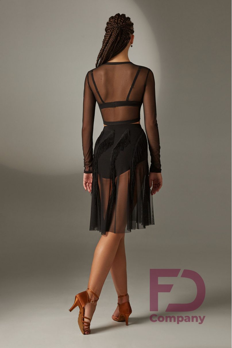 Latin dance skirt by FD Company model Юбка ЮЛ-1298