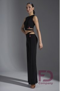 Women's sleeveless top for dancing Dark emerald
