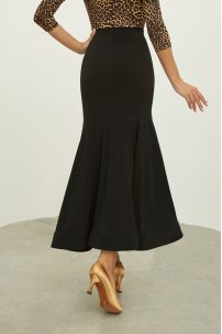 Women's ballroom/smooth skirt with crinoline