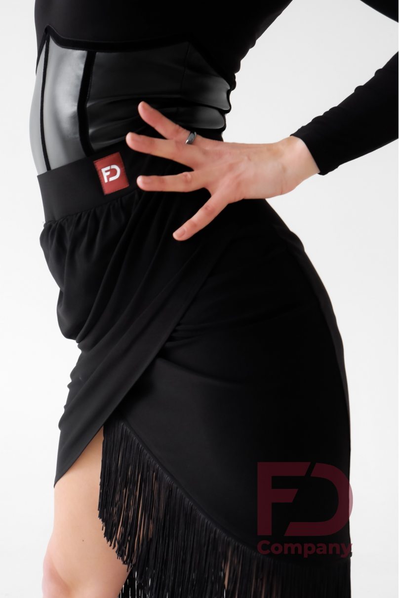 Latin dance skirt by FD Company model Юбка ЮЛ-1000