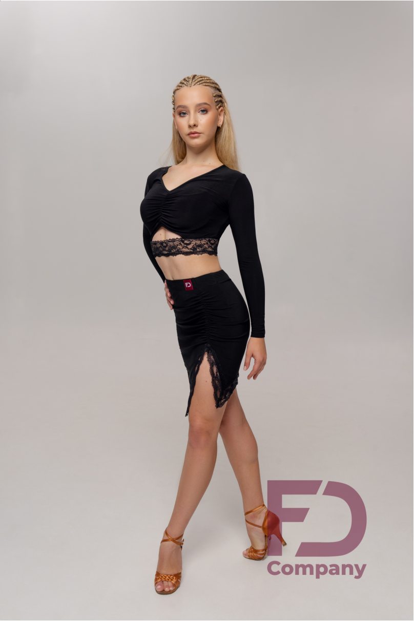 Latin dance skirt by FD Company model Юбка ЮЛ-1319