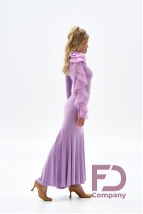 Ballroom standard dance skirt by FD Company style Юбка ЮС-1310/2 Terracotta light