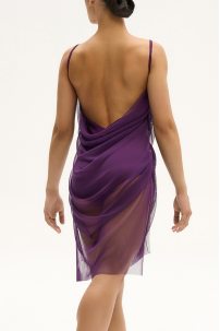 Платье для бальных танцев для латины от бренда FD Company модель Платье ПЛ-1344/Violet