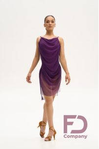 Abito da danza latina FD Company numero di modello Платье ПЛ-1344/Violet