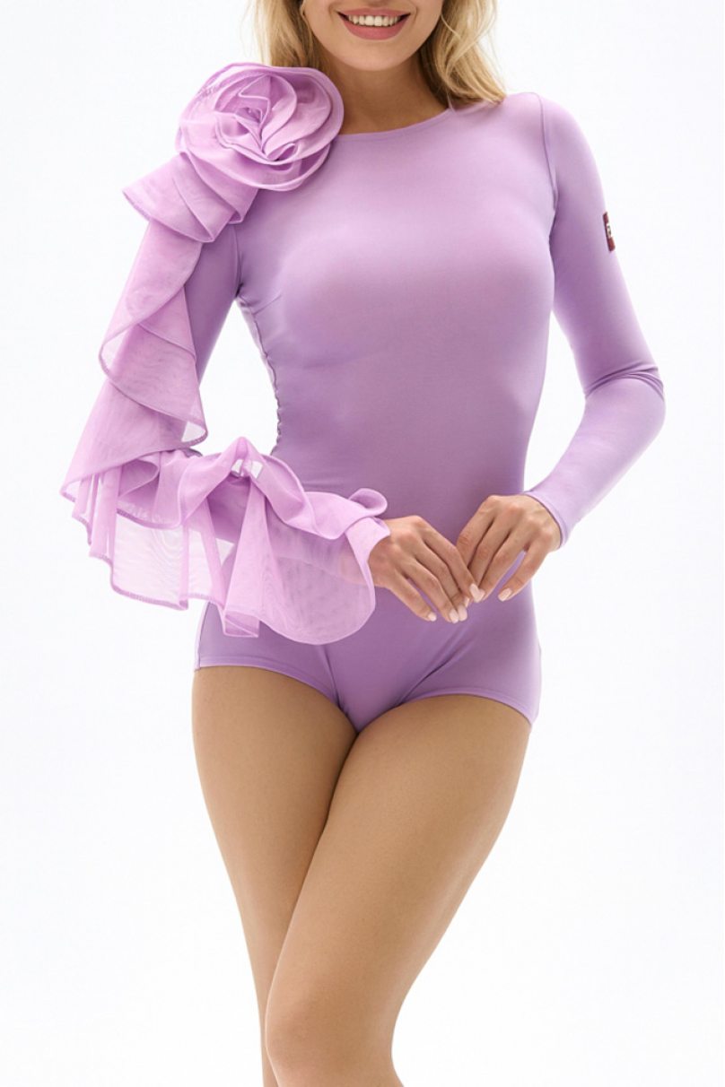 Купальник для бальных танцев стандарт от бренда FD Company модель Купальник КУ-1317/Bright Pink