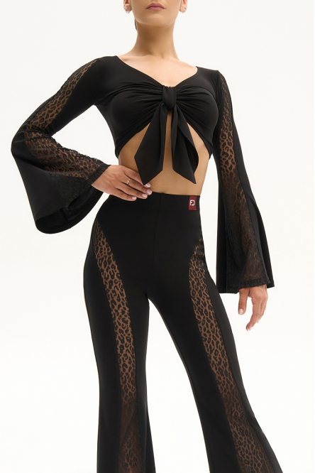 Women's Dance Top with Flared Sleeves