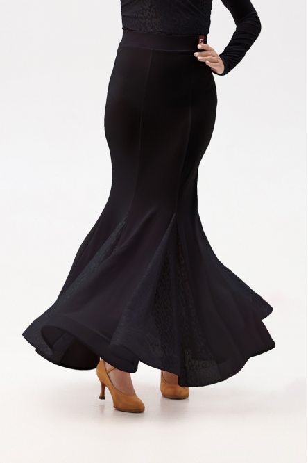 Women's Ballroom|Smooth Dance Skirt Black