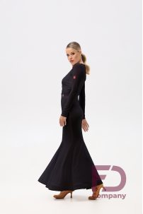 Ballroom standard dance skirt by FD Company style Юбка ЮС-1339/1 Black