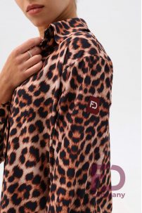 Ballroom standard dance blouse by FD Company style Блуза БЛ-1350/1/Leopard