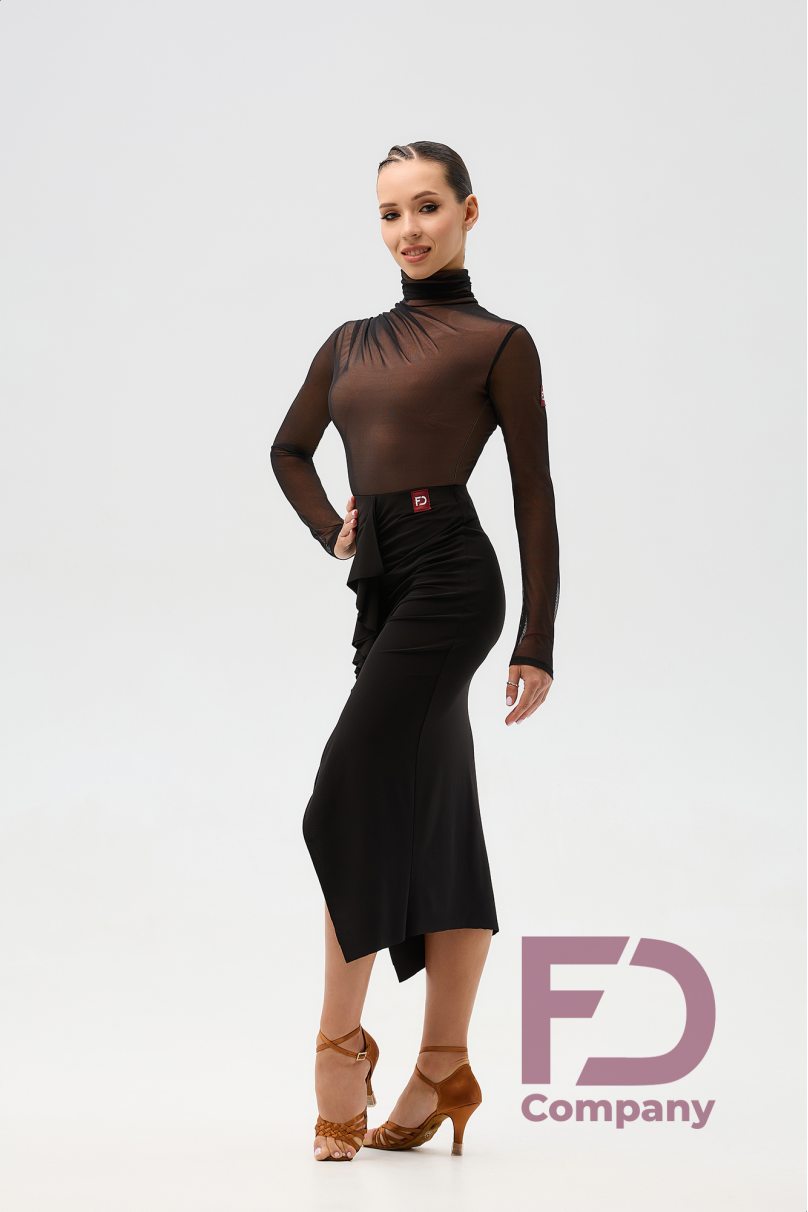 Latin dance skirt by FD Company model Юбка ЮЛ-1356/Black