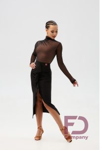Latin dance skirt by FD Company model Юбка ЮЛ-1356/Black