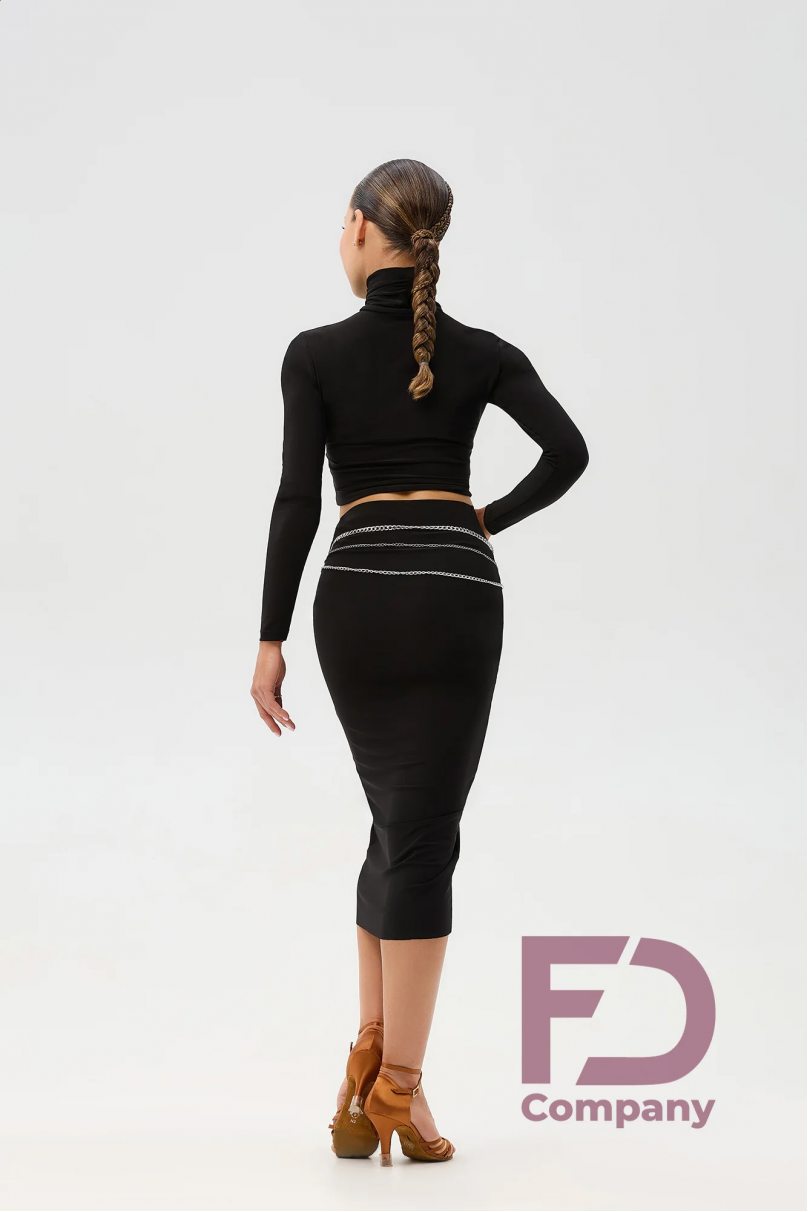 Latin dance skirt by FD Company model Юбка ЮЛ-1357/Black