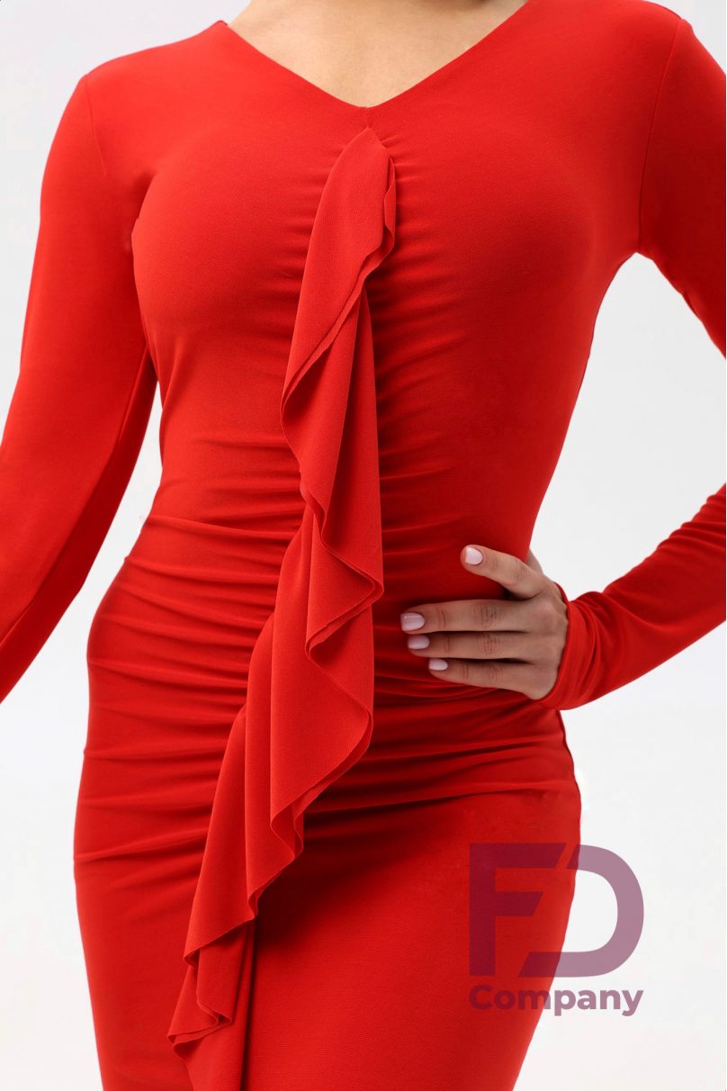 Tanzkleider Latein Marke FD Company modell Платье ПЛ-1355/Red