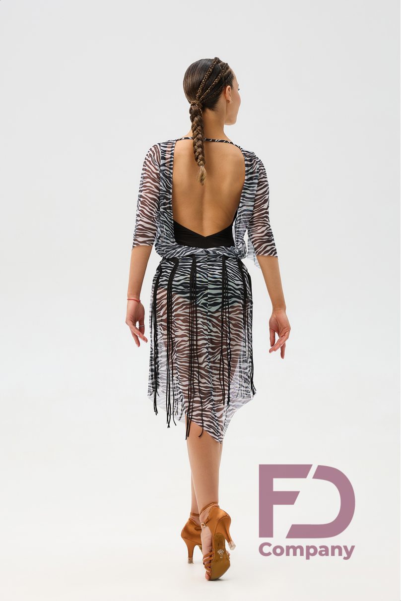 Latin dance dress by FD Company model Платье ПЛ-1363