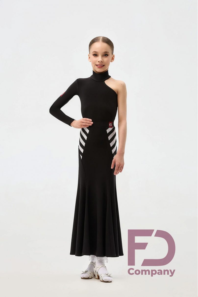 Ballroom latin dance skirt for girls by FD Company style Юбка ЮС-1337/1 KW