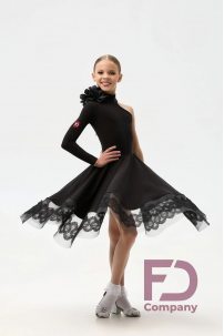 Юбка для бальных танцев для девочек от бренда FD Company модель Юбка ЮС-1338 KW/Black