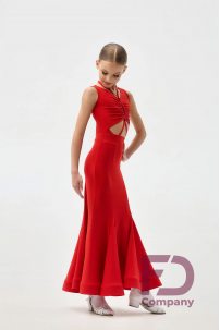 Спідниця для бальних танців для дівчаток від бренду FD Company модель Юбка ЮС-1339 KW/Red