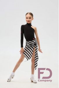 Ballroom latin dance skirt for girls by FD Company style Юбка ЮЛ-1341 KW