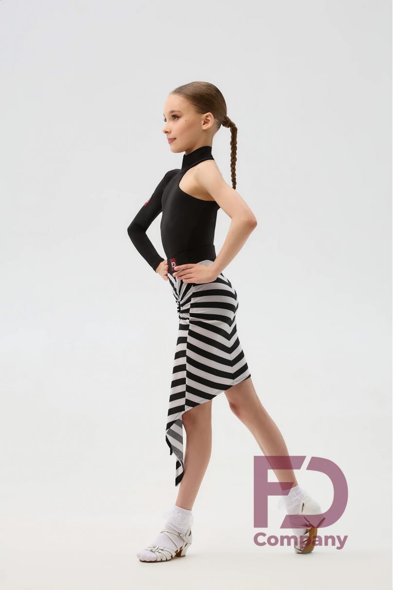 Ballroom latin dance skirt for girls by FD Company style Юбка ЮЛ-1341 KW