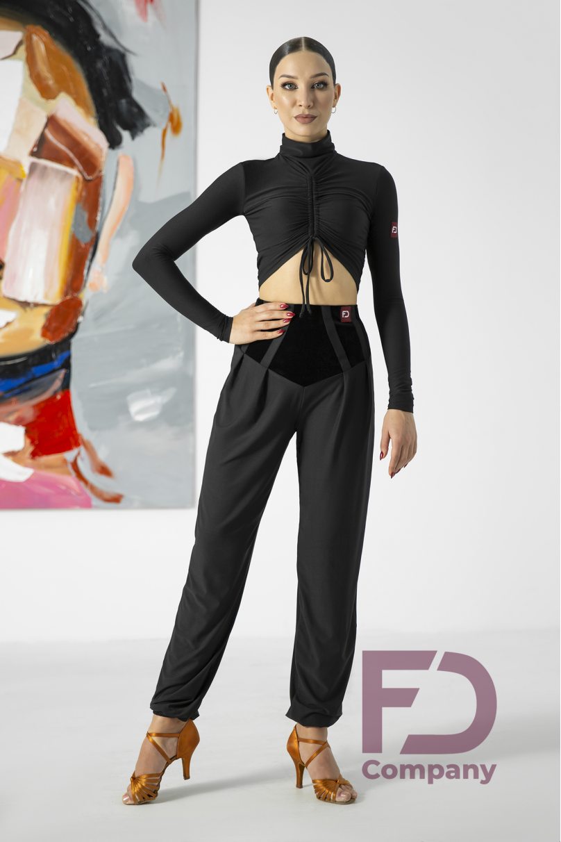 Dance blouse for women by FD Company style Гольф ГЛ-1233/1/Fuchsia light